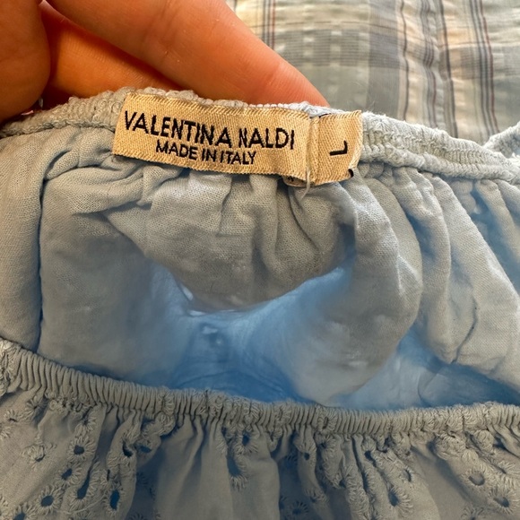 Light Blue Eyelet Dress - Picture 2 of 3